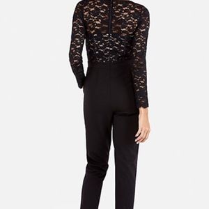 Express lace bodice jumpsuit -NWT